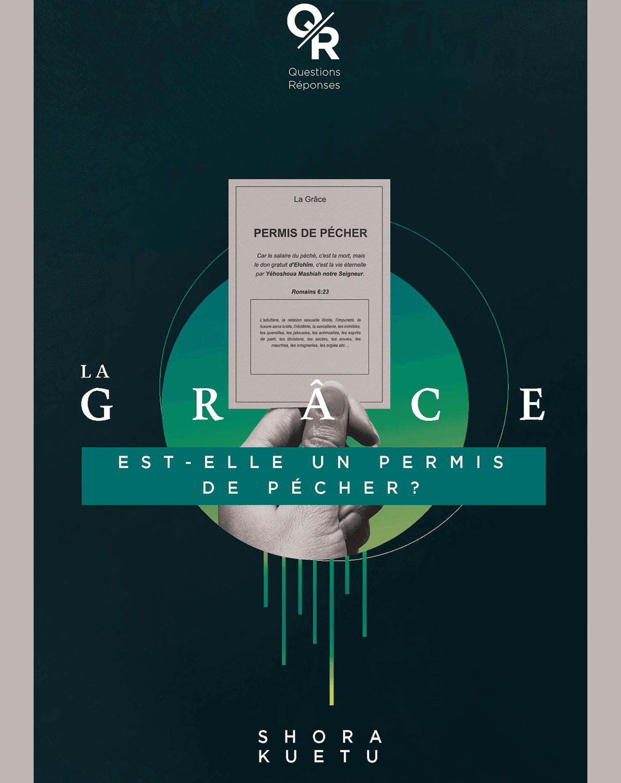 Cover of book: La Grâce est-elle un permis de pécher ?