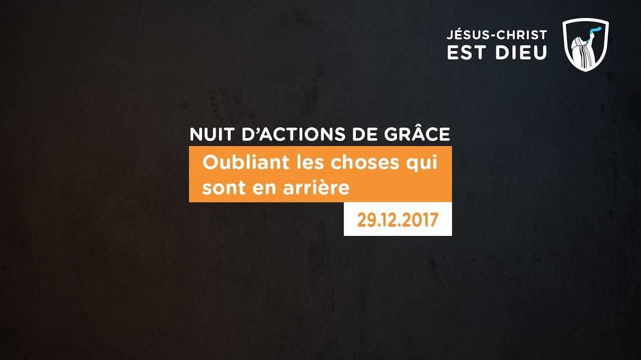 Thumbnail of video: Oubliant les choses qui sont en arrière - Poitiers