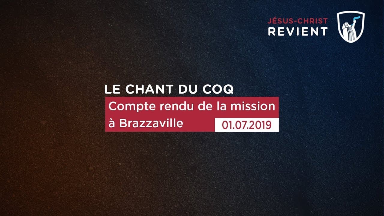 Thumbnail of video: Compte rendu de la mission à Brazzaville