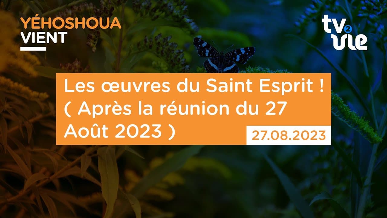 Thumbnail of video: Les œuvres du Saint Esprit  ! 🔥🔥 ( Après la réunion du 27 Août 2023 )