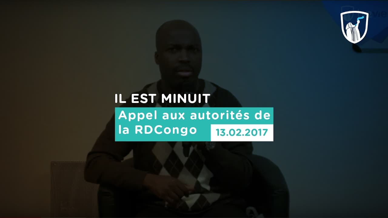 Thumbnail of video: Appel aux autorités de la RDcongo