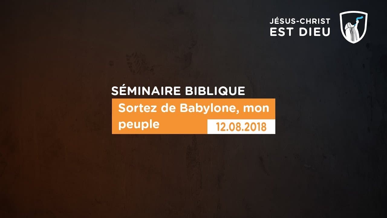 Thumbnail of video: Sortez de Babylone, mon peuple - Niort