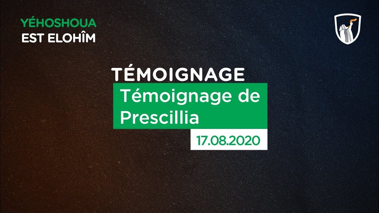 Thumbnail of video: Témoignage de Prescillia