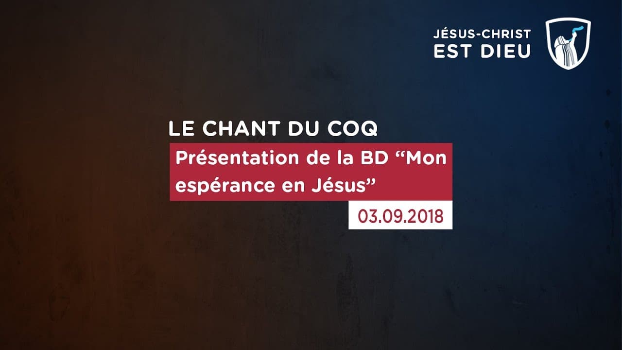Thumbnail of video: Présentation de la BD "Mon espérance en Jésus"