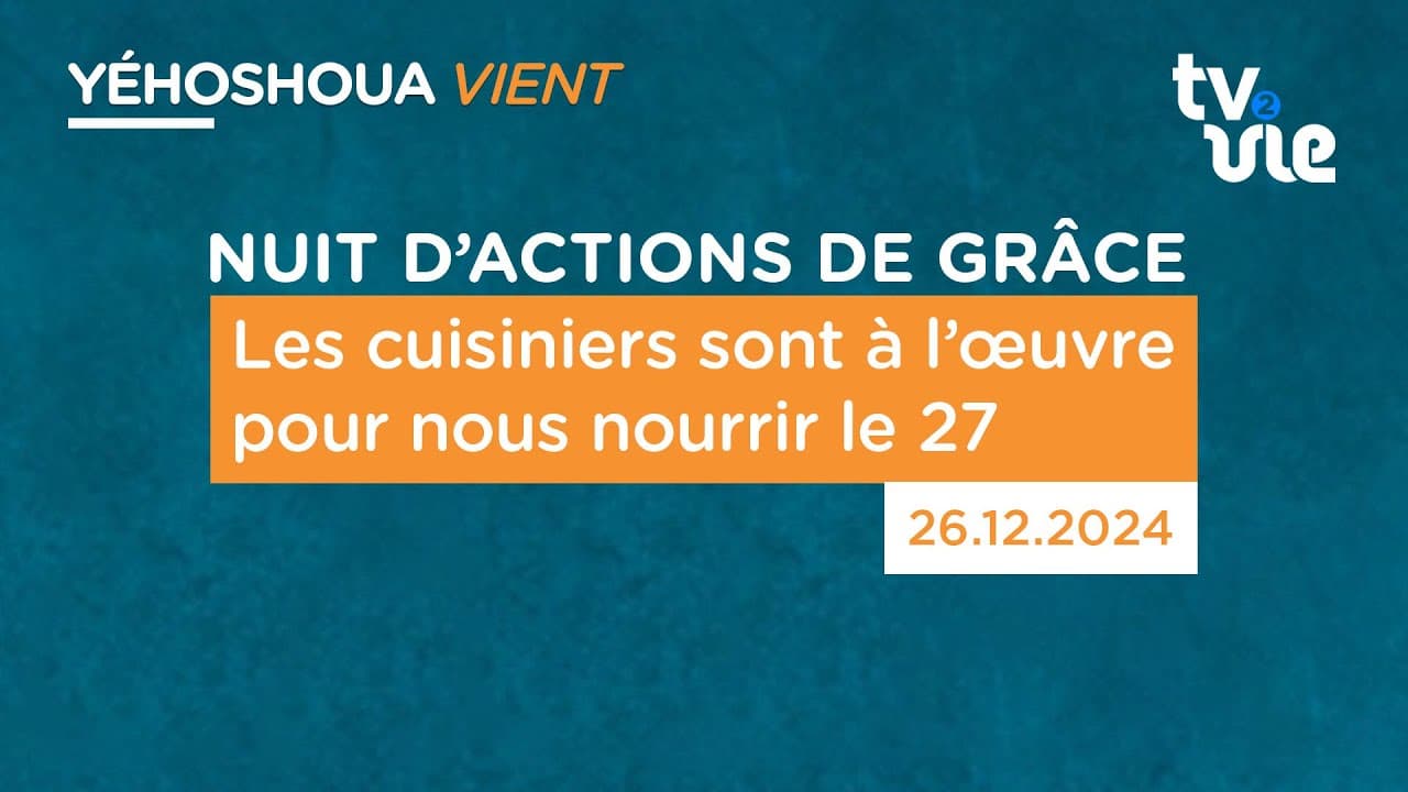 Thumbnail of video: Les cuisiniers sont à l’œuvre pour nous nourrir le 27