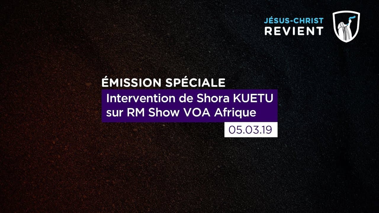 Thumbnail of video: Intervention de Shora KUETU sur RM Show VOA Afrique