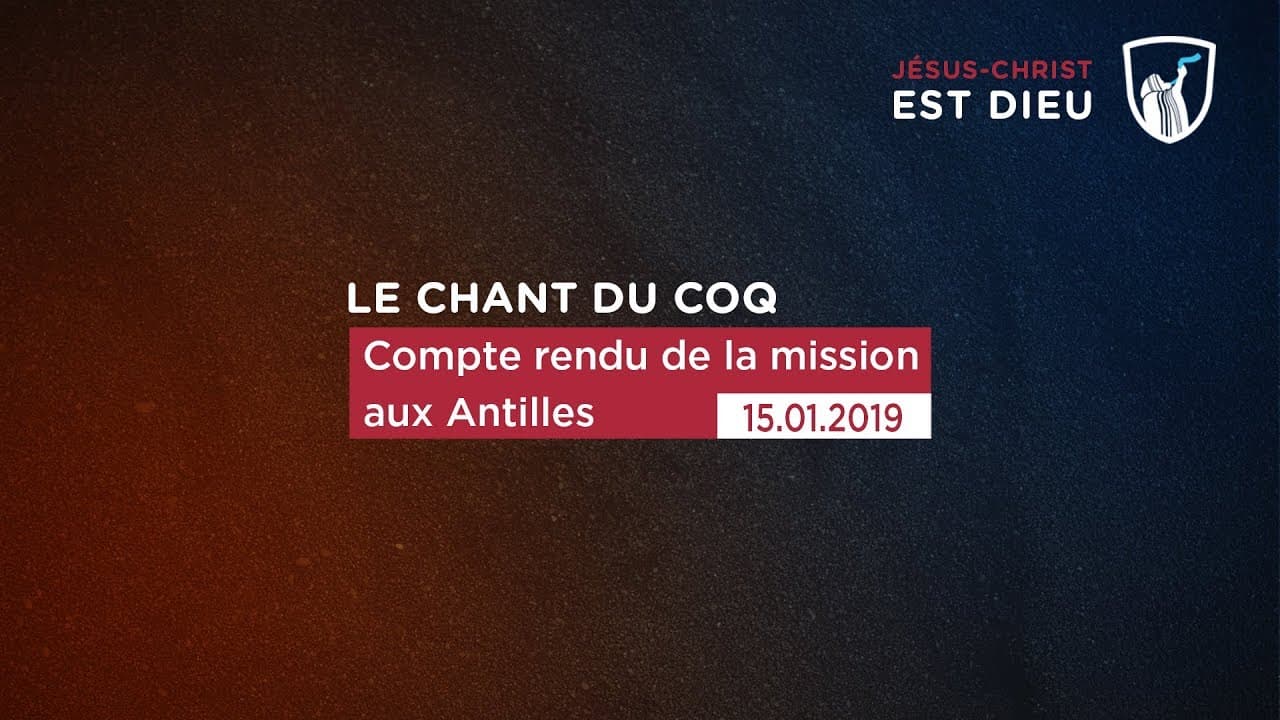 Thumbnail of video: Compte rendu de la mission aux Antilles