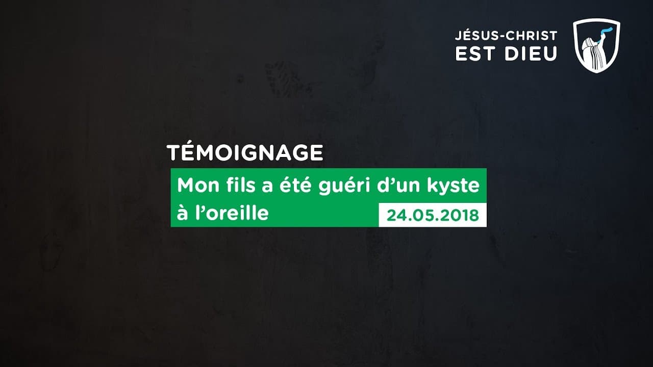 Thumbnail of video: Mon fils a été guéri d'un kyste à l'oreille - Gabon